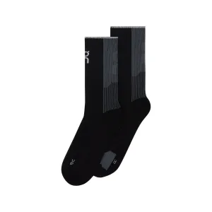 On Performance Run Sock High in Black