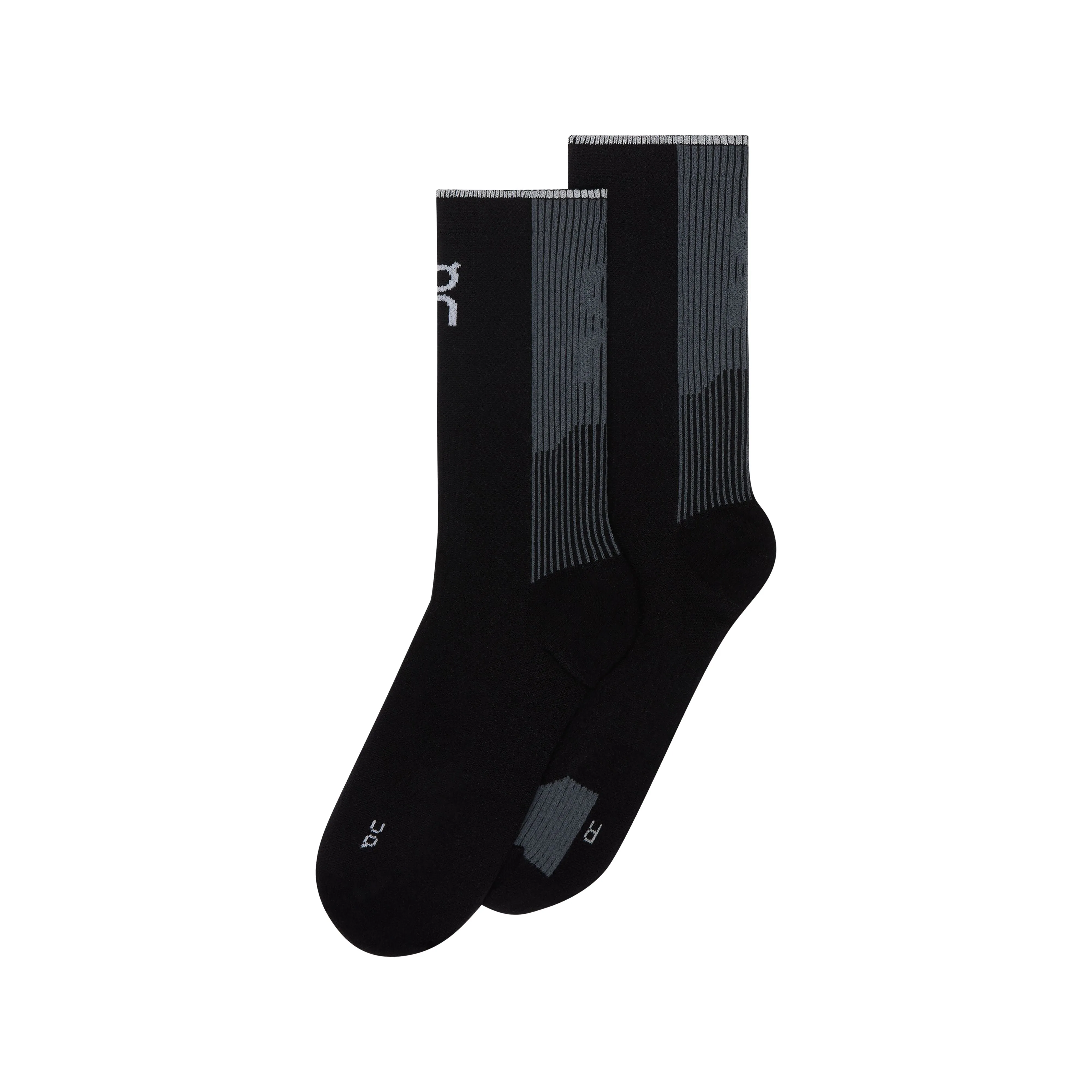 On Performance Run Sock High in Black