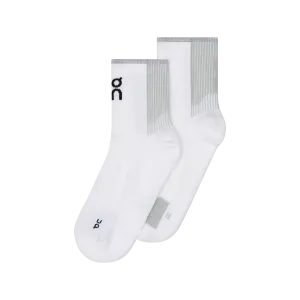 On Performance Run Sock Mid in White