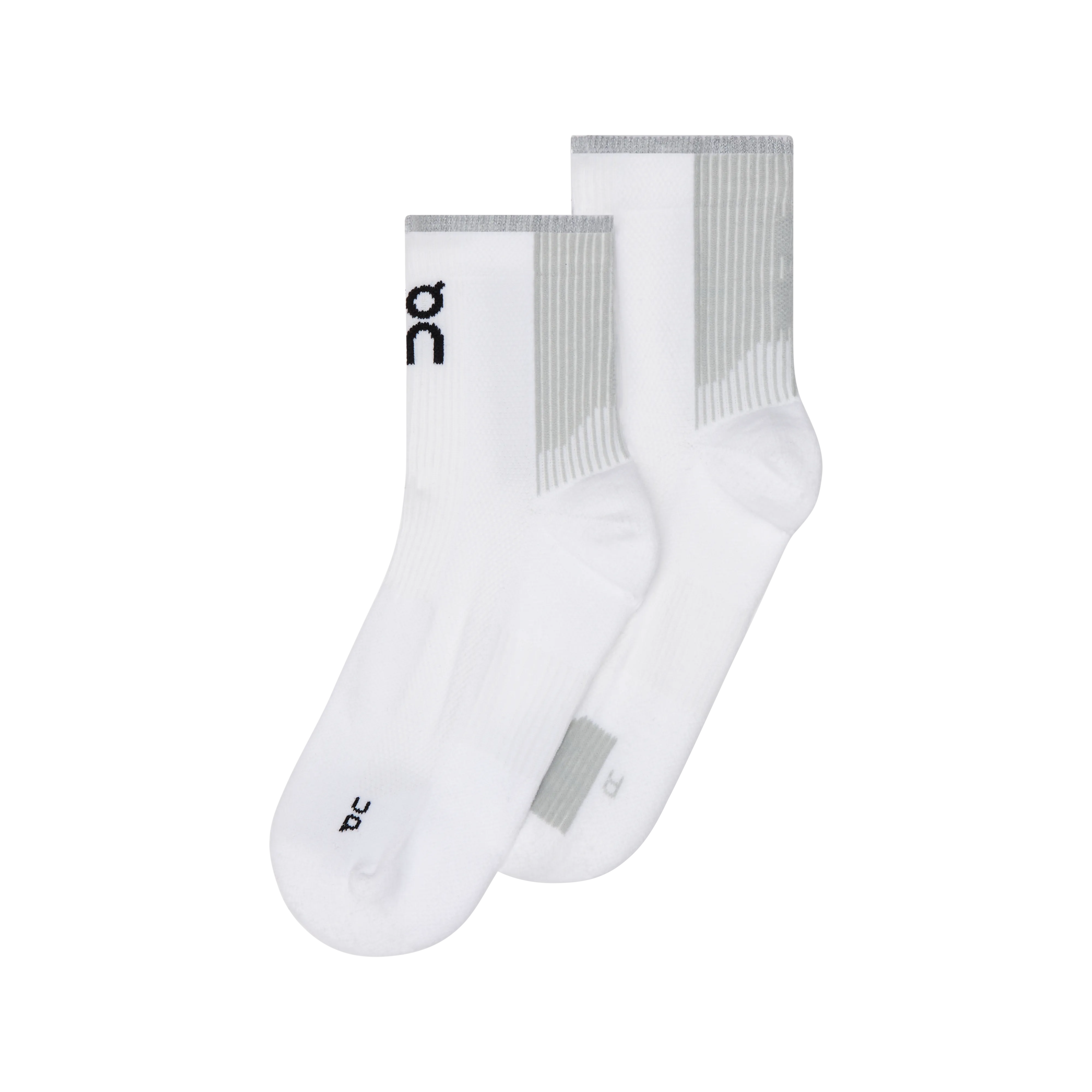 On Performance Run Sock Mid in White