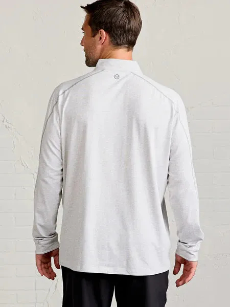 Tasc Carrollton Quater Zip in Marble Heather