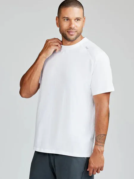 Tasc Performance Men's Carrollton Fitness T-Shirt in White