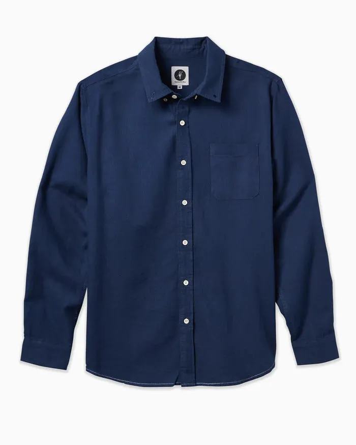 Toes on the Nose Breezeway Long Sleeve Shirt in Navy