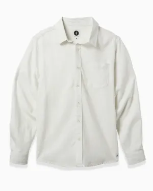 Toes on the Nose Breezeway Long Sleeve Shirt in Pearl