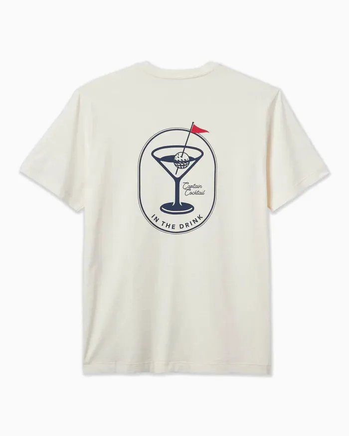 Toes on the Nose In The Drink Short Sleeve Tee in Natural