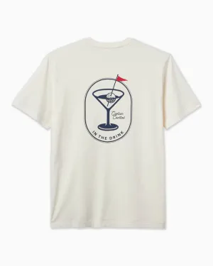 Toes on the Nose In The Drink Short Sleeve Tee in Natural