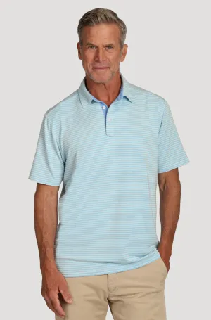 True Grit Signature Tailgate Polo in Turquoise