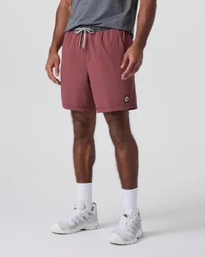 vuori Men's 7" Lined Kore Short in Saltwater Red