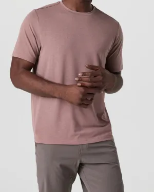 vuori Men's Current Tech Tee in Zion Rose