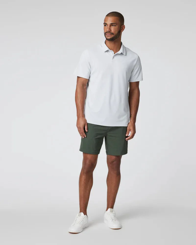 vuori Men's Gamepoint Polo in Frost Grey