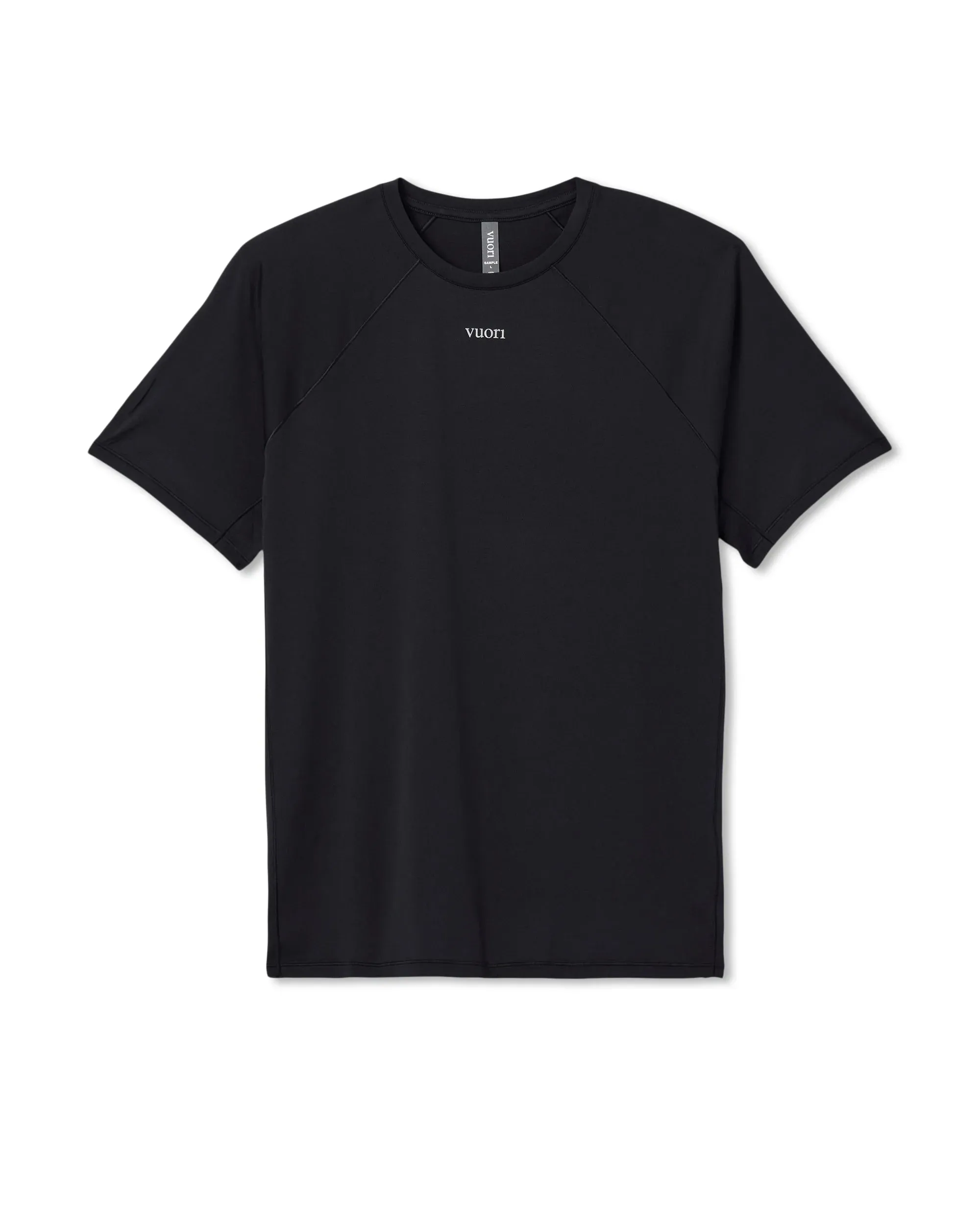 vuori Men's Short Sleeve Precept Tech Tee in Black