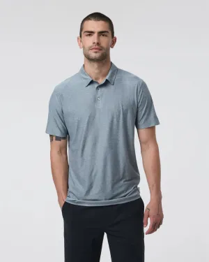 vuori Men's Strato Tech Polo in Mist Heather