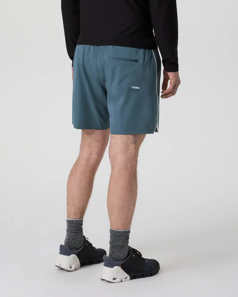 vuori Men's Trail Short 2.0 in Pacific/ Heather Grey