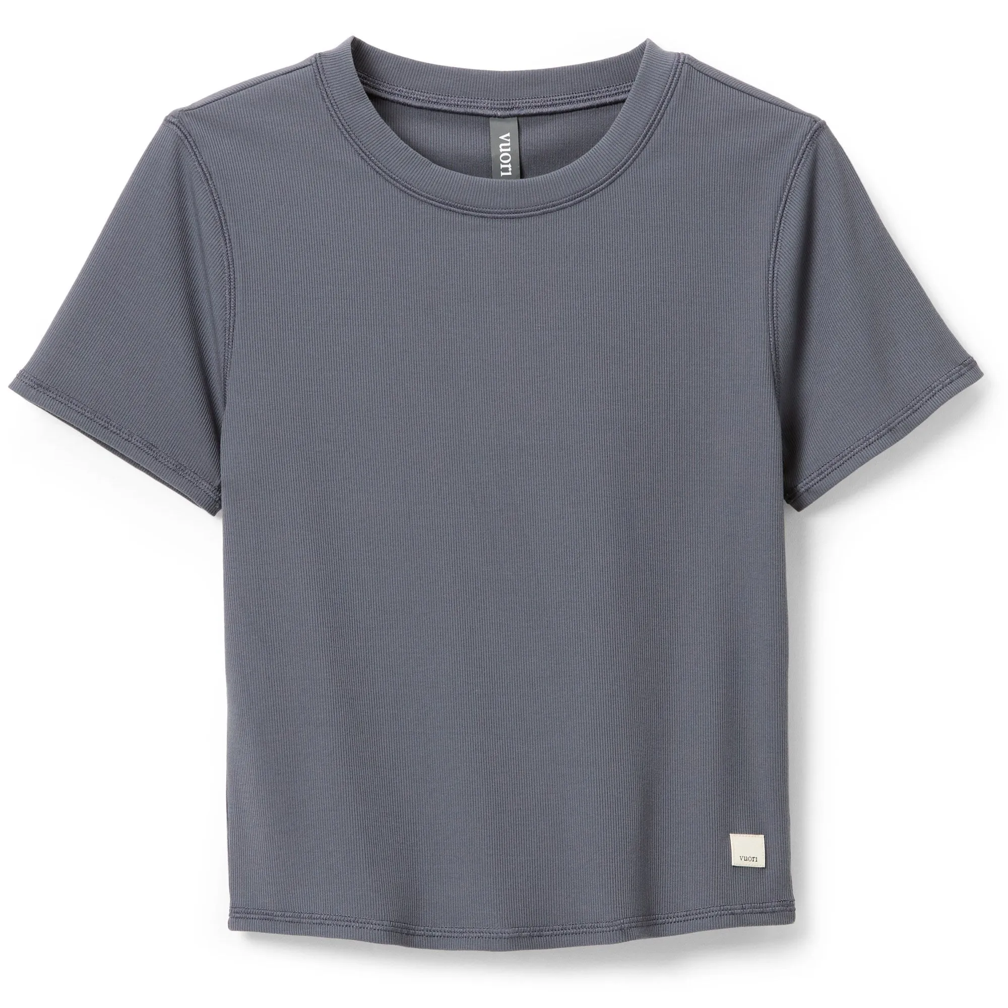 vuori Women's Pose Fitted Tee in Azure