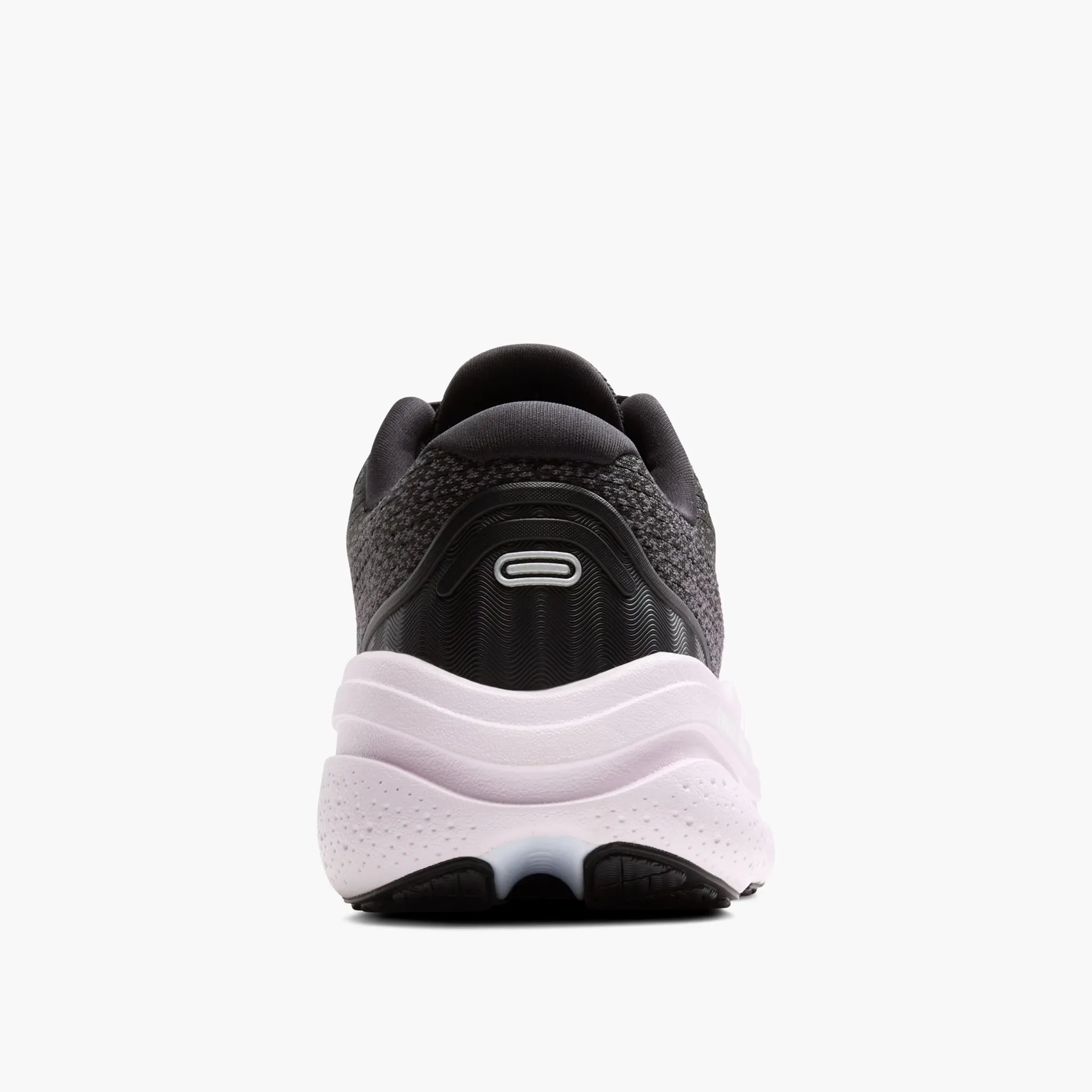 Women's Brooks Ghost Max 2 Road Running Shoe in Black/White/Orchid Ice