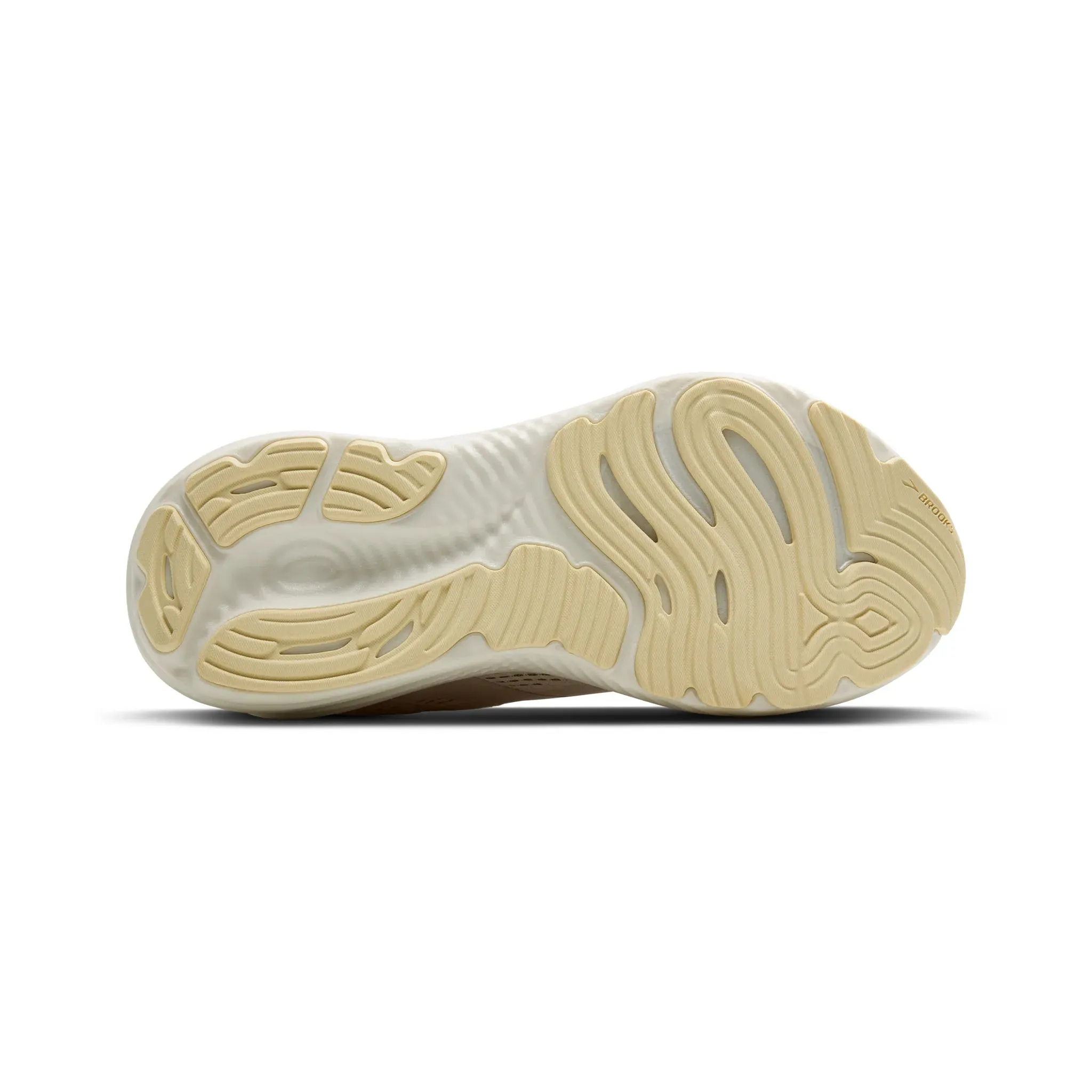Women's Brooks Glycerin 22 Road Running Shoe in Almond Peach/London Fog/Almond