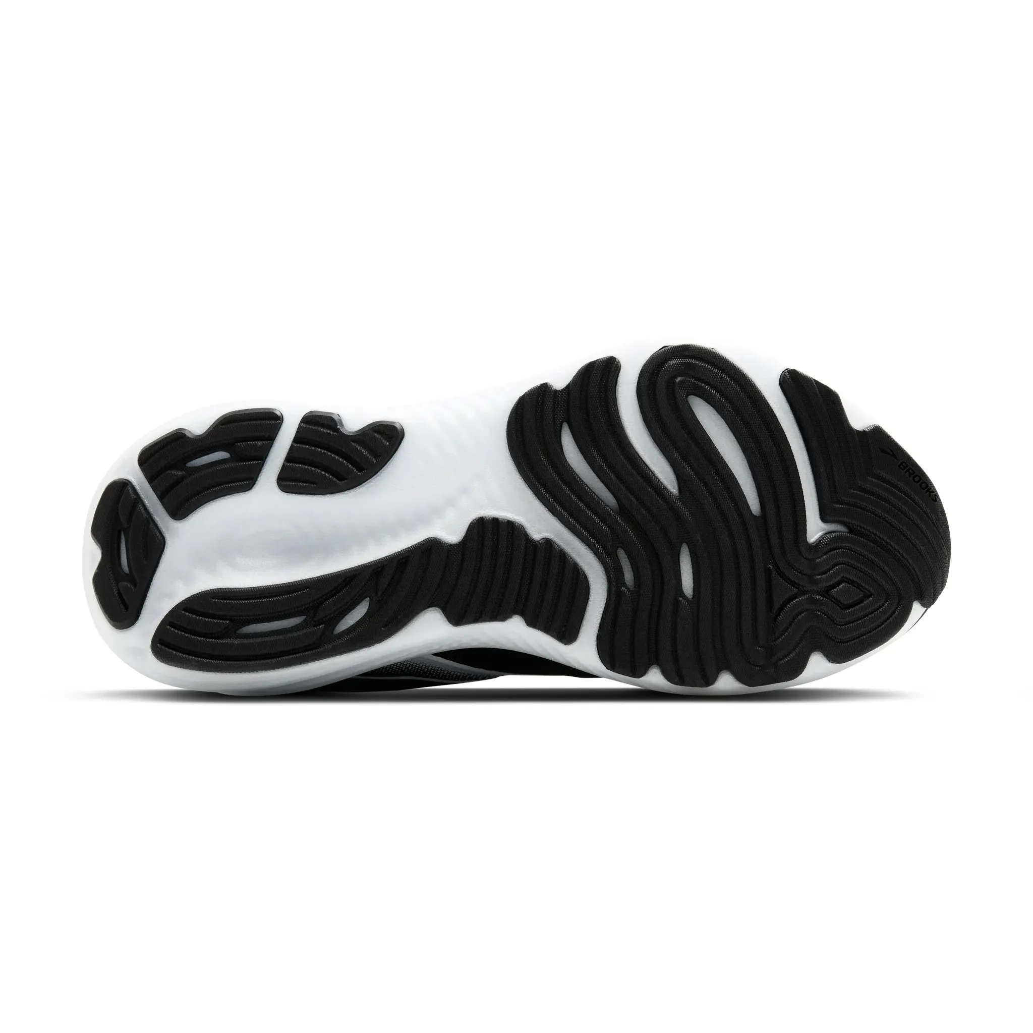 Women's Brooks Glycerin 22 Road Running Shoe in Black/Grey/White