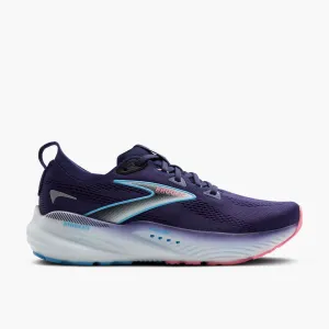 Women's Brooks Glycerin GTS 22 Road Running Shoe in Blue Ribbon/Peacoat/Dianthus
