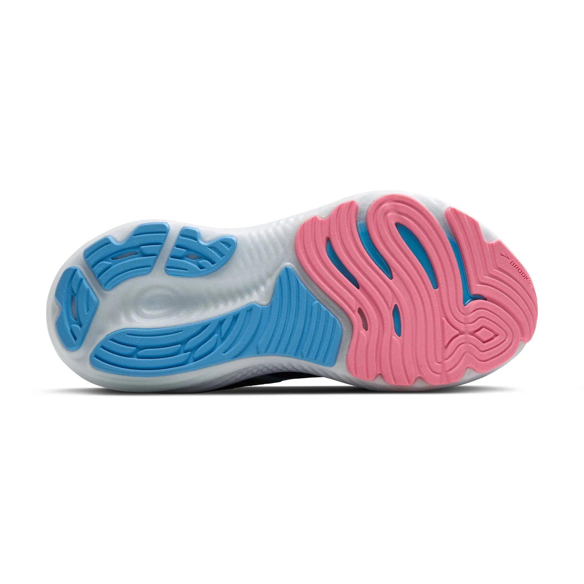 Women's Brooks Glycerin GTS 22 Road Running Shoe in Blue Ribbon/Peacoat/Dianthus