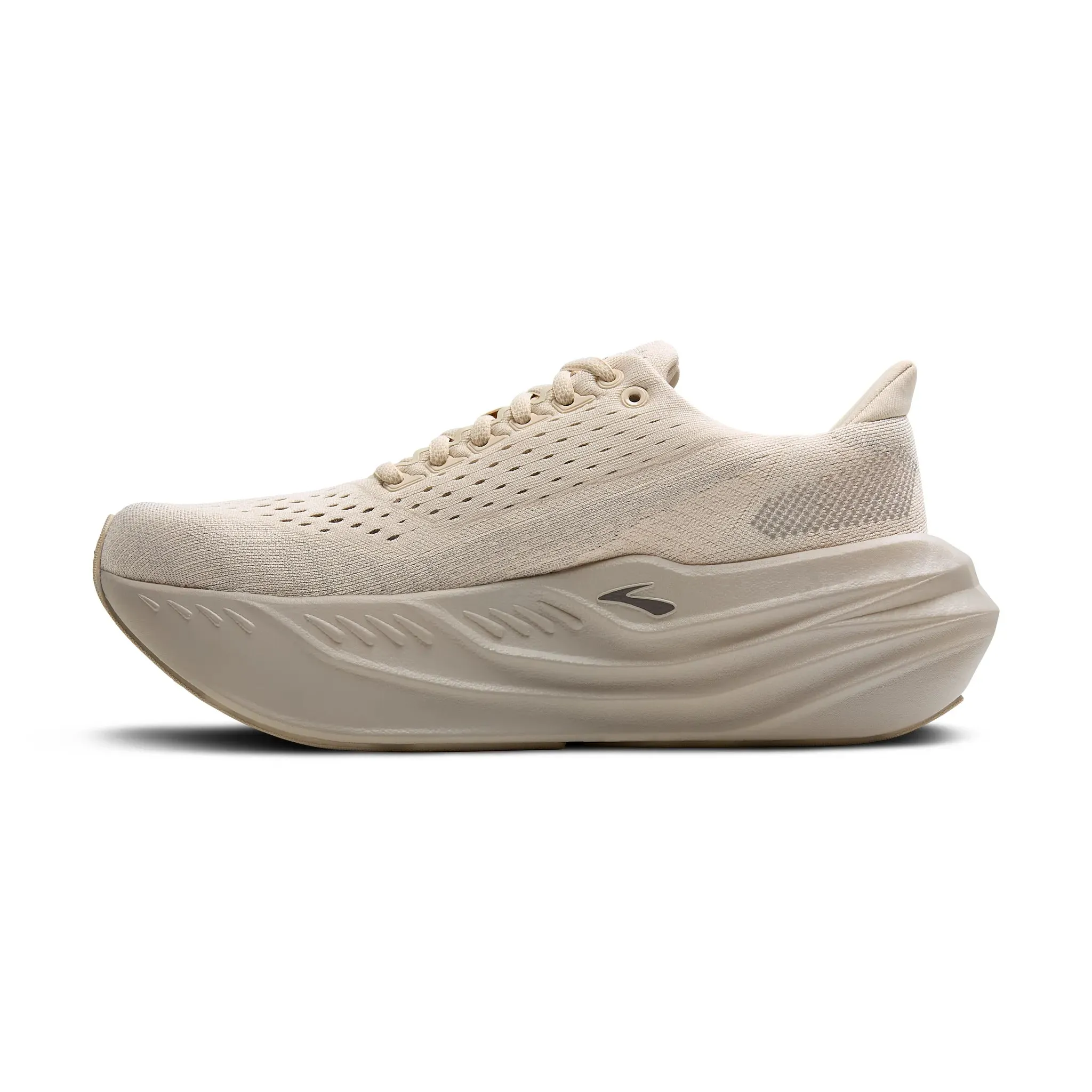 Women's Brooks Running Glycerin Max Road Running Shoe in Almond Peach/London Fog/White