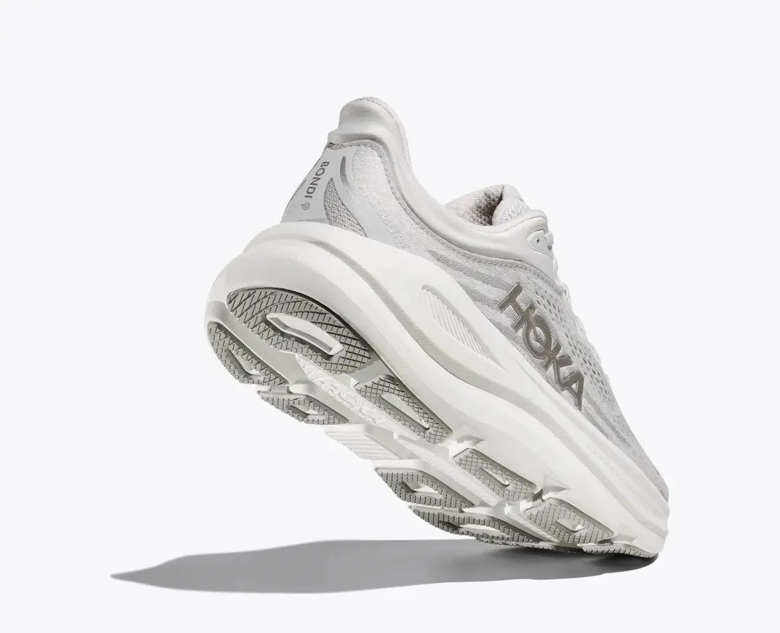 Women's HOKA Bondi 9 Running Shoe in Stardust | Silver