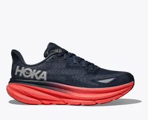 Women's HOKA Clifton 9 GTX Running Shoe in Varsity Navy / Nautical Dusk