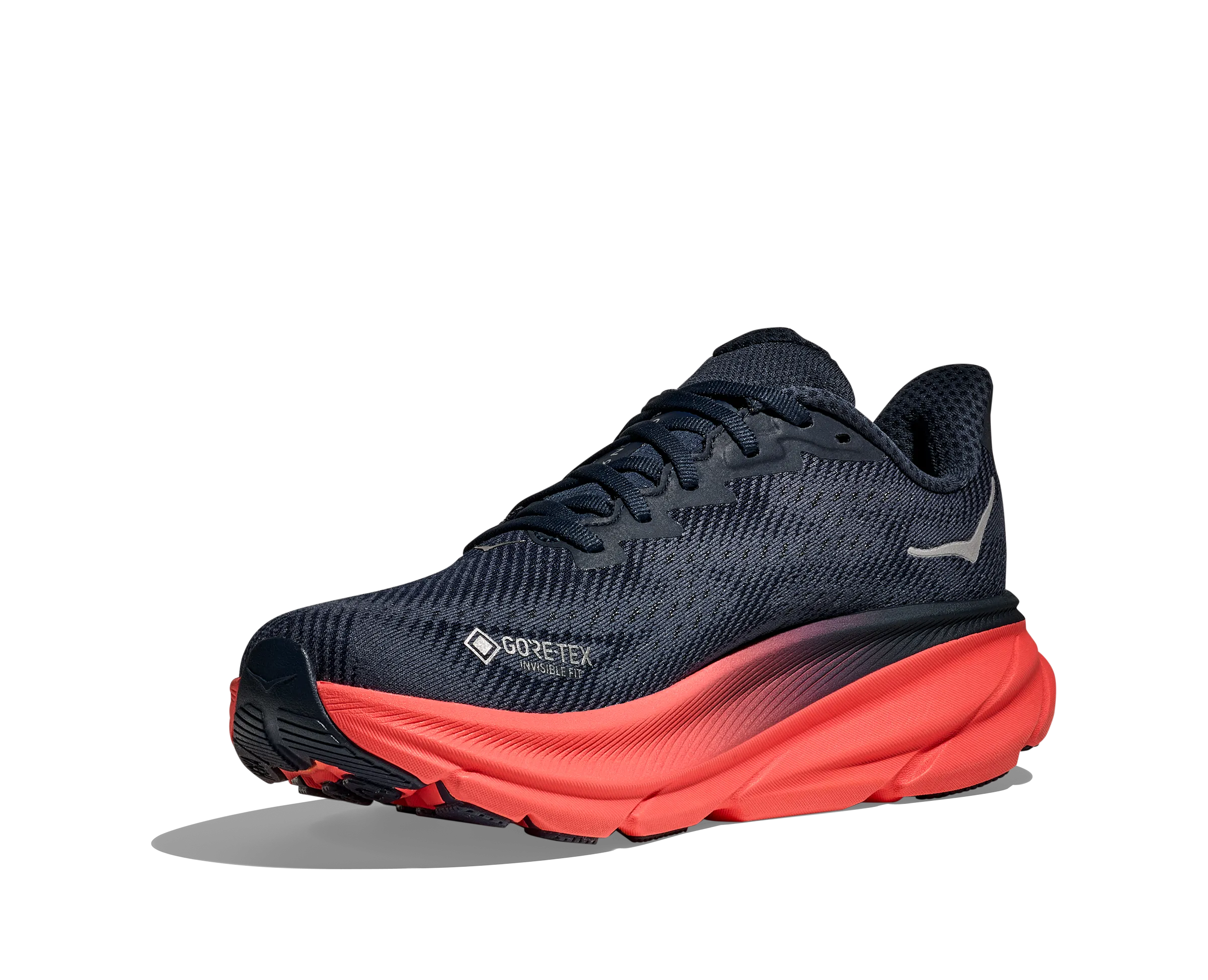 Women's HOKA Clifton 9 GTX Running Shoe in Varsity Navy / Nautical Dusk