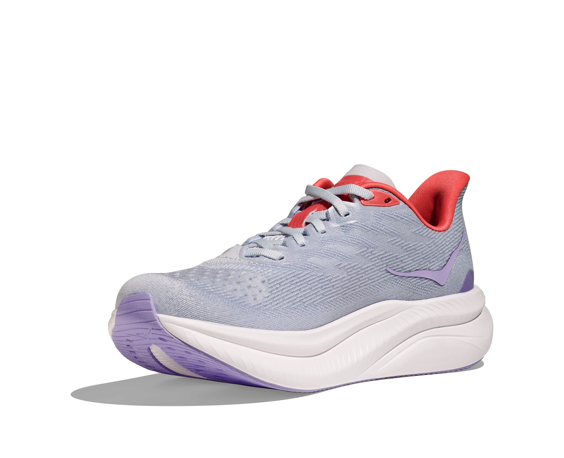 Women's HOKA Mach 6 Running Shoe in Pale Dusk / Gull