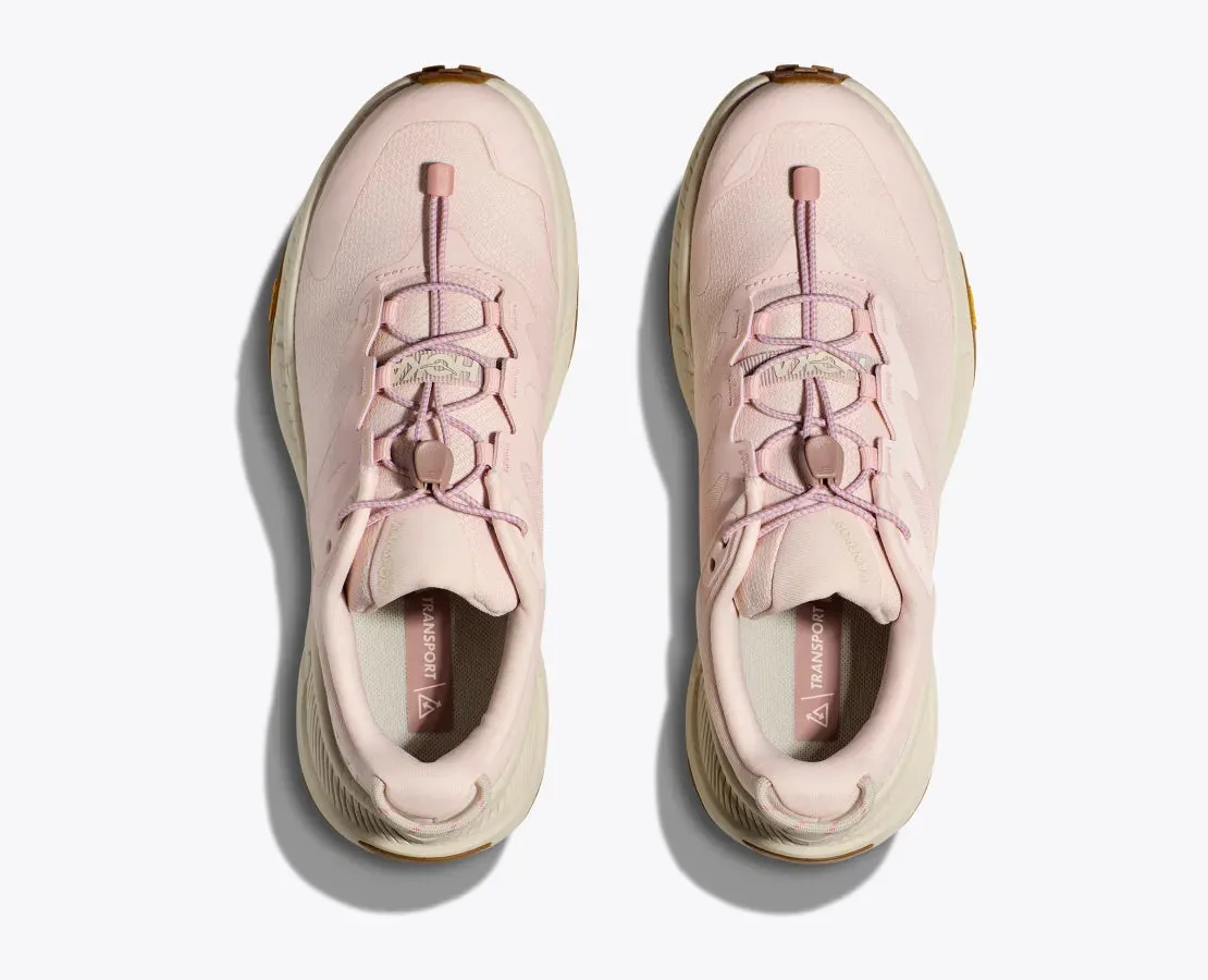 Women's HOKA Transport Everyday Shoe in Cosmic Pearl | Oat Milk
