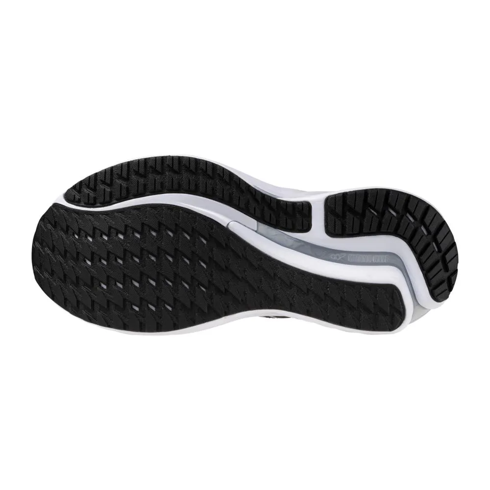 Women's Mizuno Wave Inspire 21 Running Shoe in Black Silver