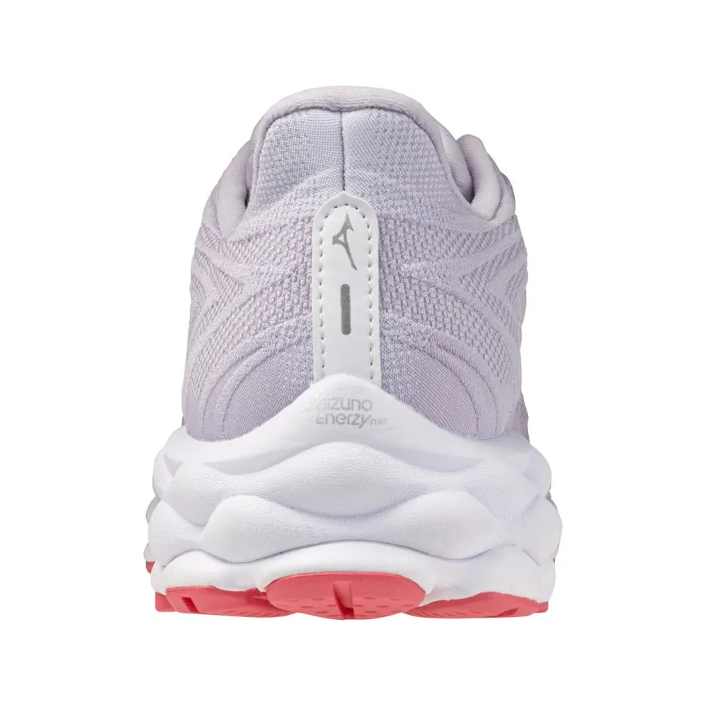 Women's Mizuno Wave Sky 8 Running Shoe in Thistle White