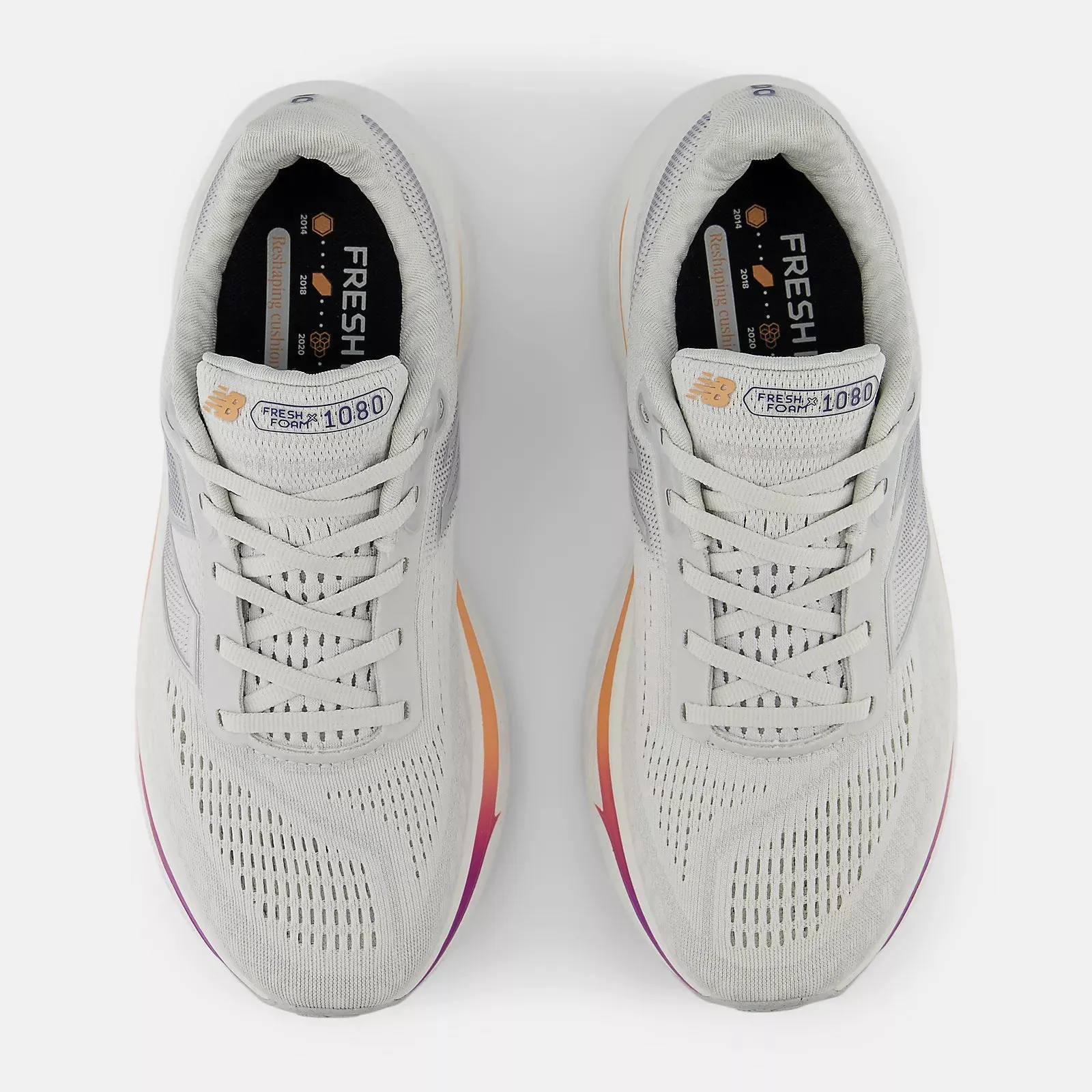 Women's New Balance Fresh Foam X 1080 v14 in Grey Matter and Inkwell