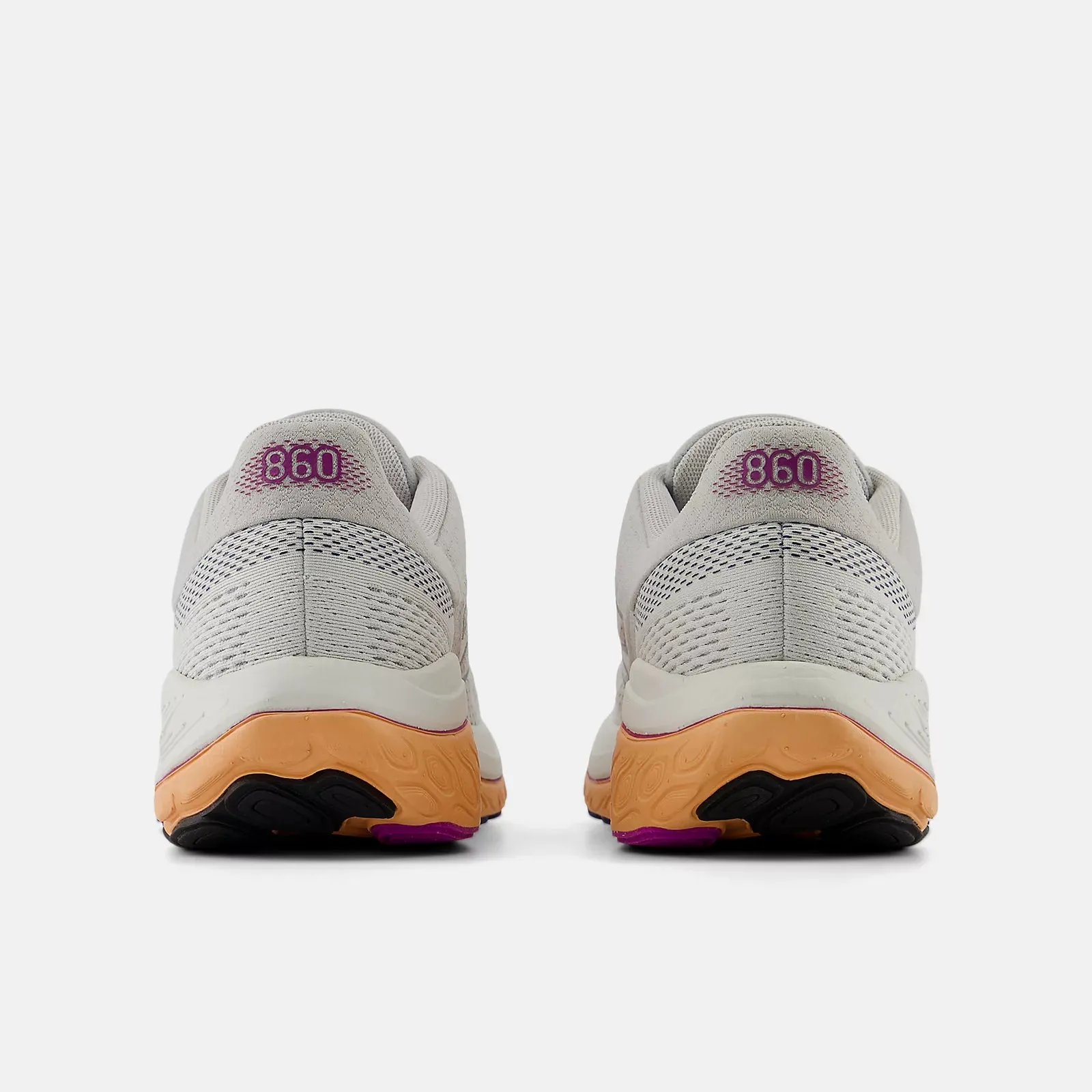 Women's New Balance Fresh Foam X 860 v14 Running Shoe in Grey Matter with Copper and Silver Metallic
