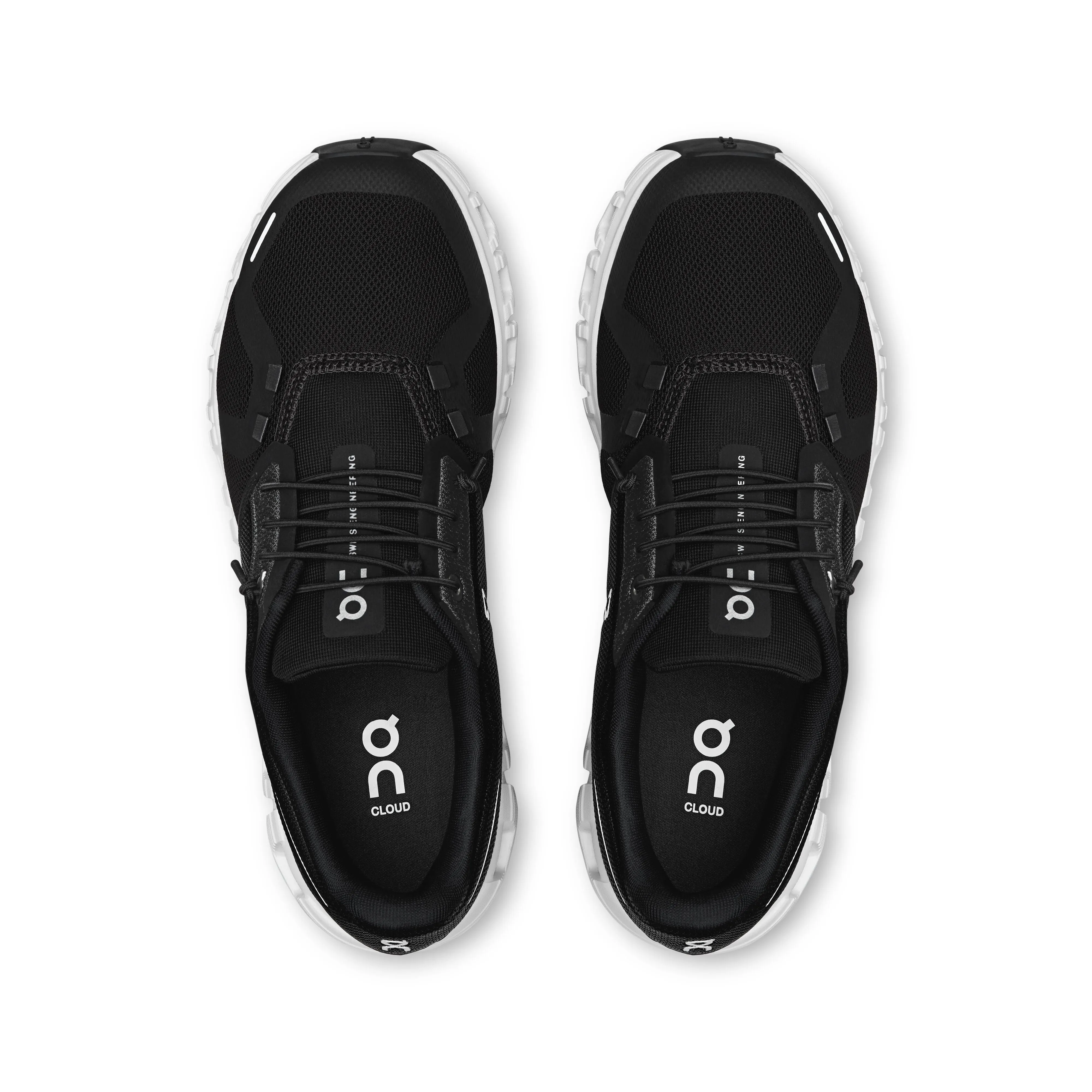 Women's On Cloud 6 Running Shoe in Black | White