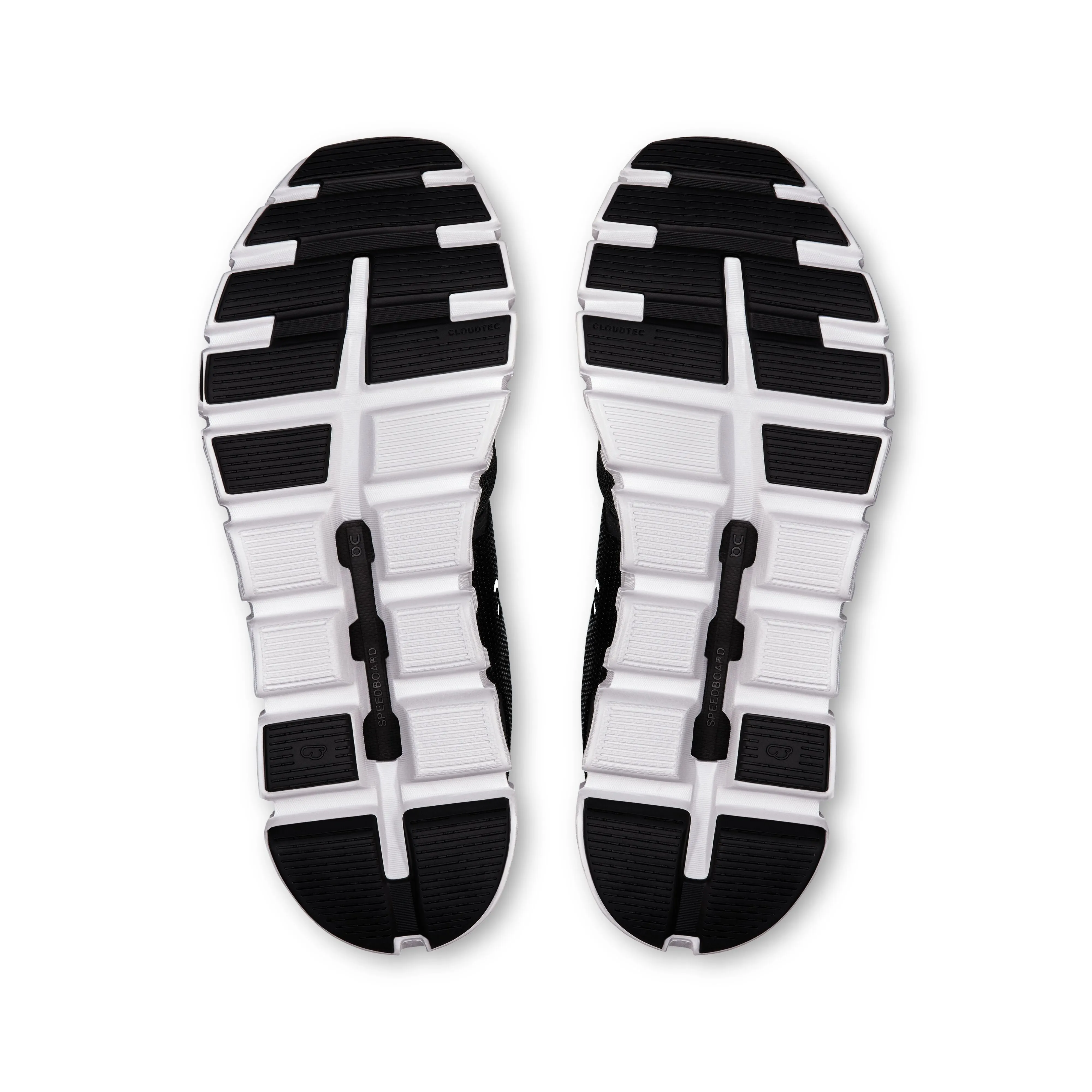 Women's On Cloud 6 Running Shoe in Black | White