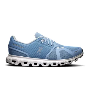 Women's On Cloud 6 Running Shoe in Chambray | White