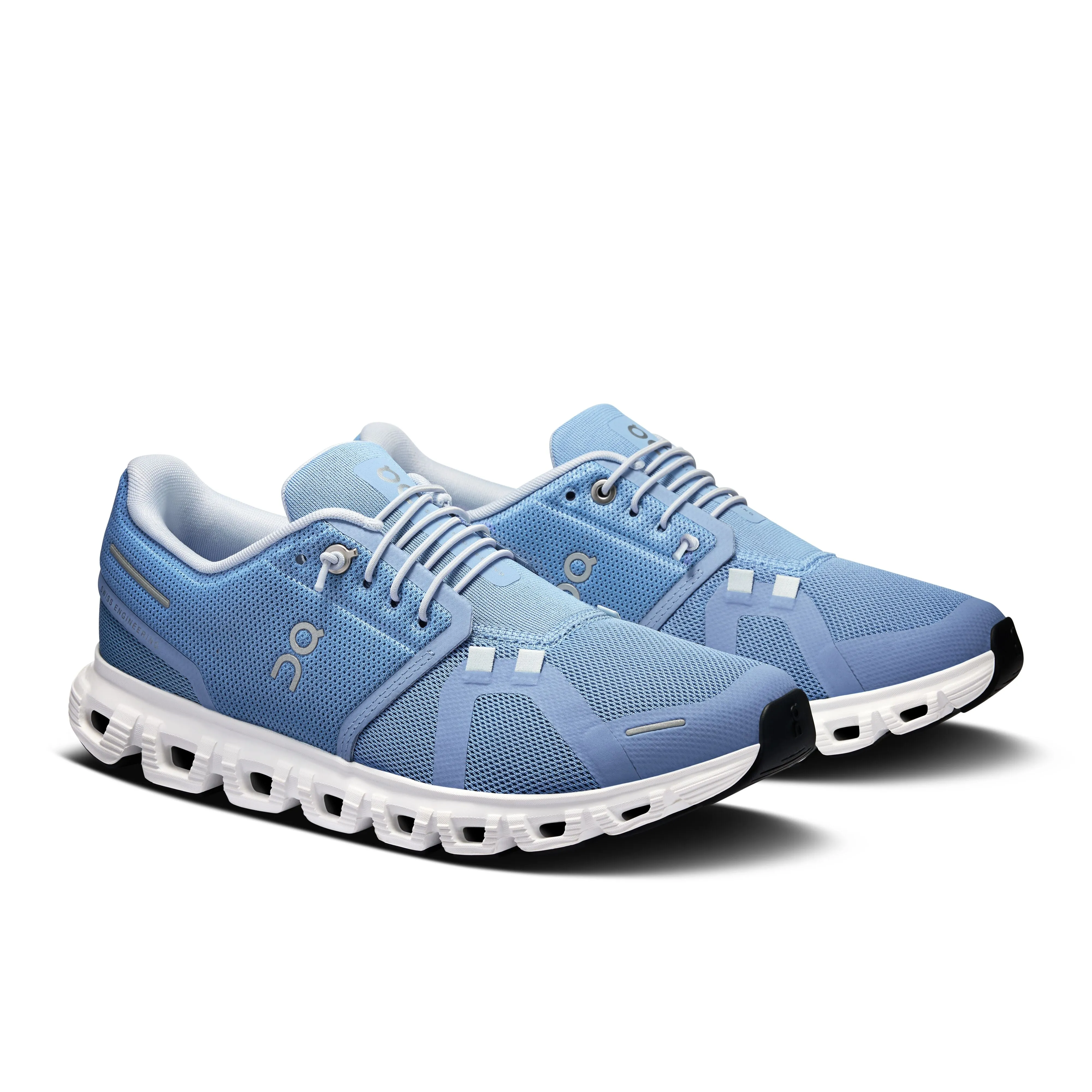 Women's On Cloud 6 Running Shoe in Chambray | White