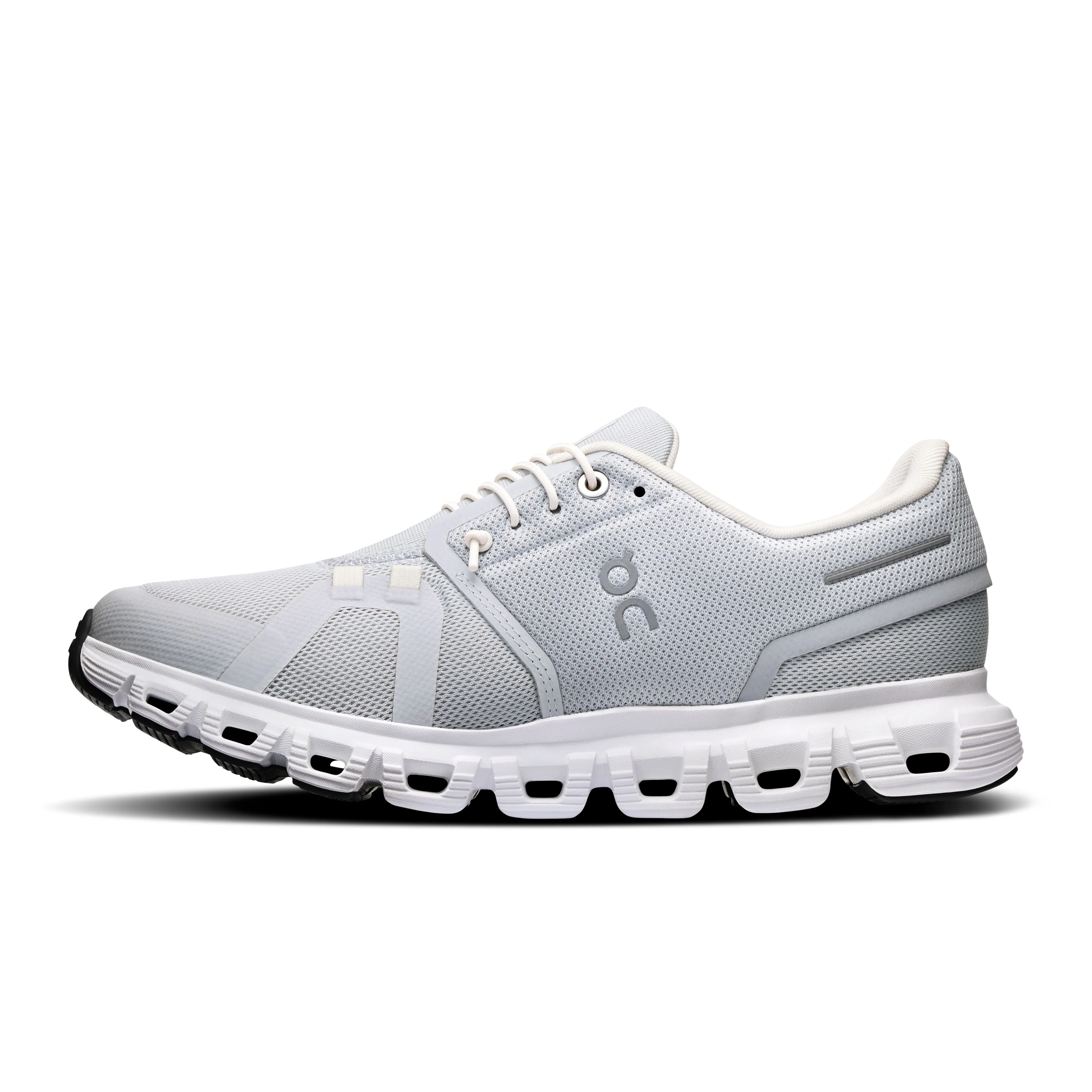 Women's On Cloud 6 Running Shoe in Glacier | White