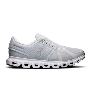 Women's On Cloud 6 Running Shoe in Glacier | White