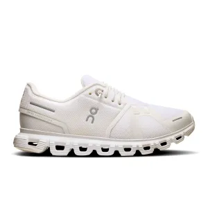 Women's On Cloud 6 Running Shoe in White | White