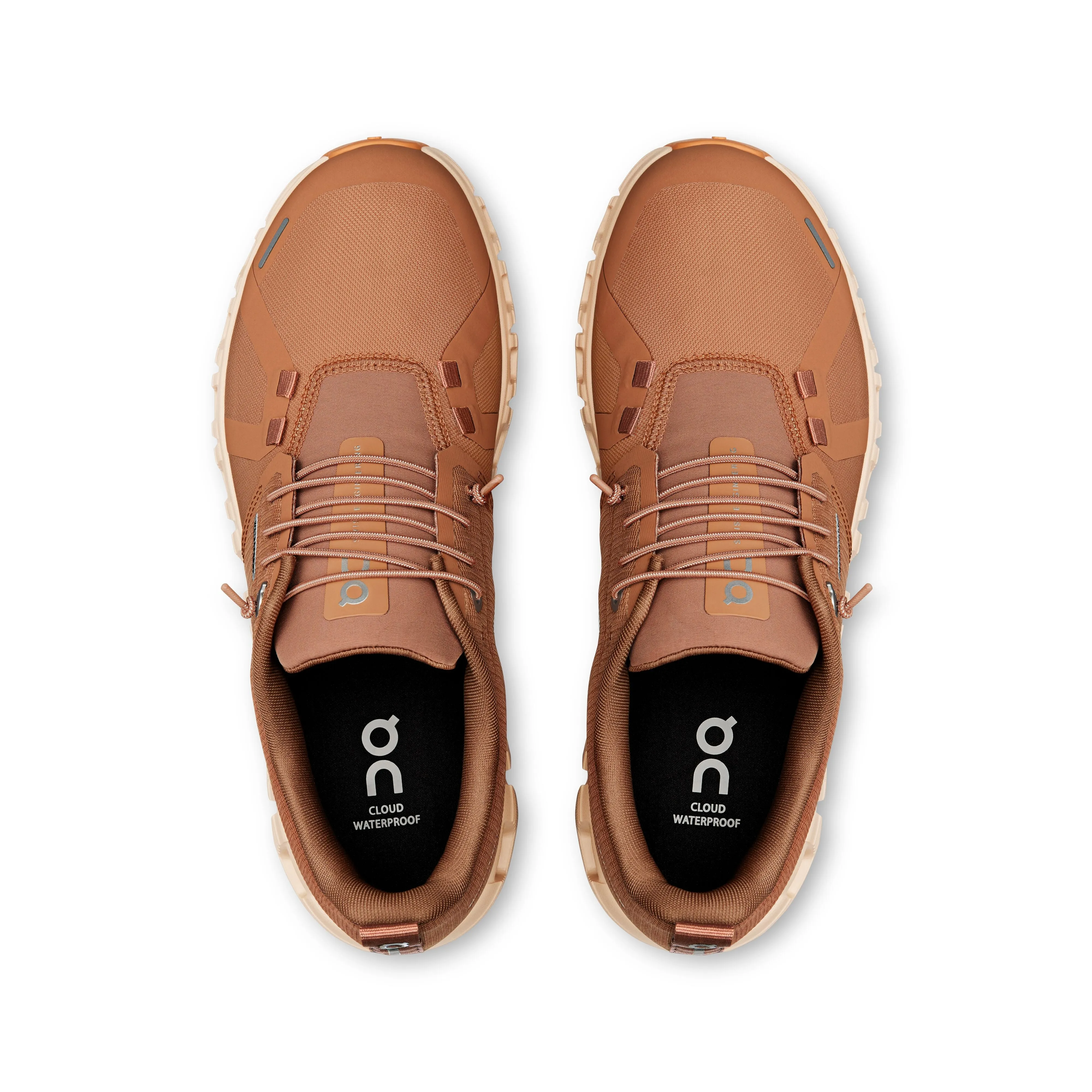 Women's On Cloud 6 Waterproof Shoe in Sandstone | Blonde