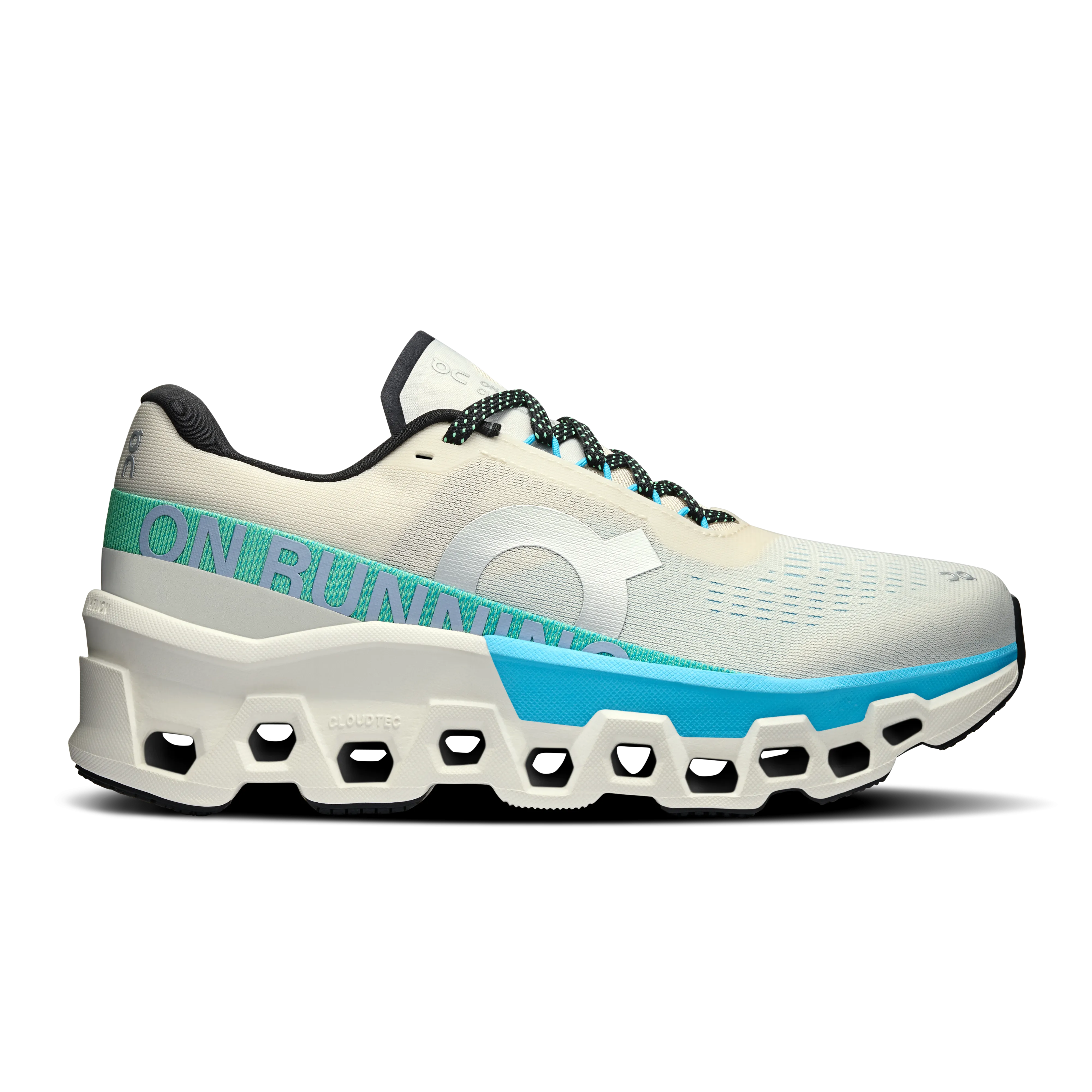 Women's On Cloudmonster 2 Running Shoe in Cream | Horizon