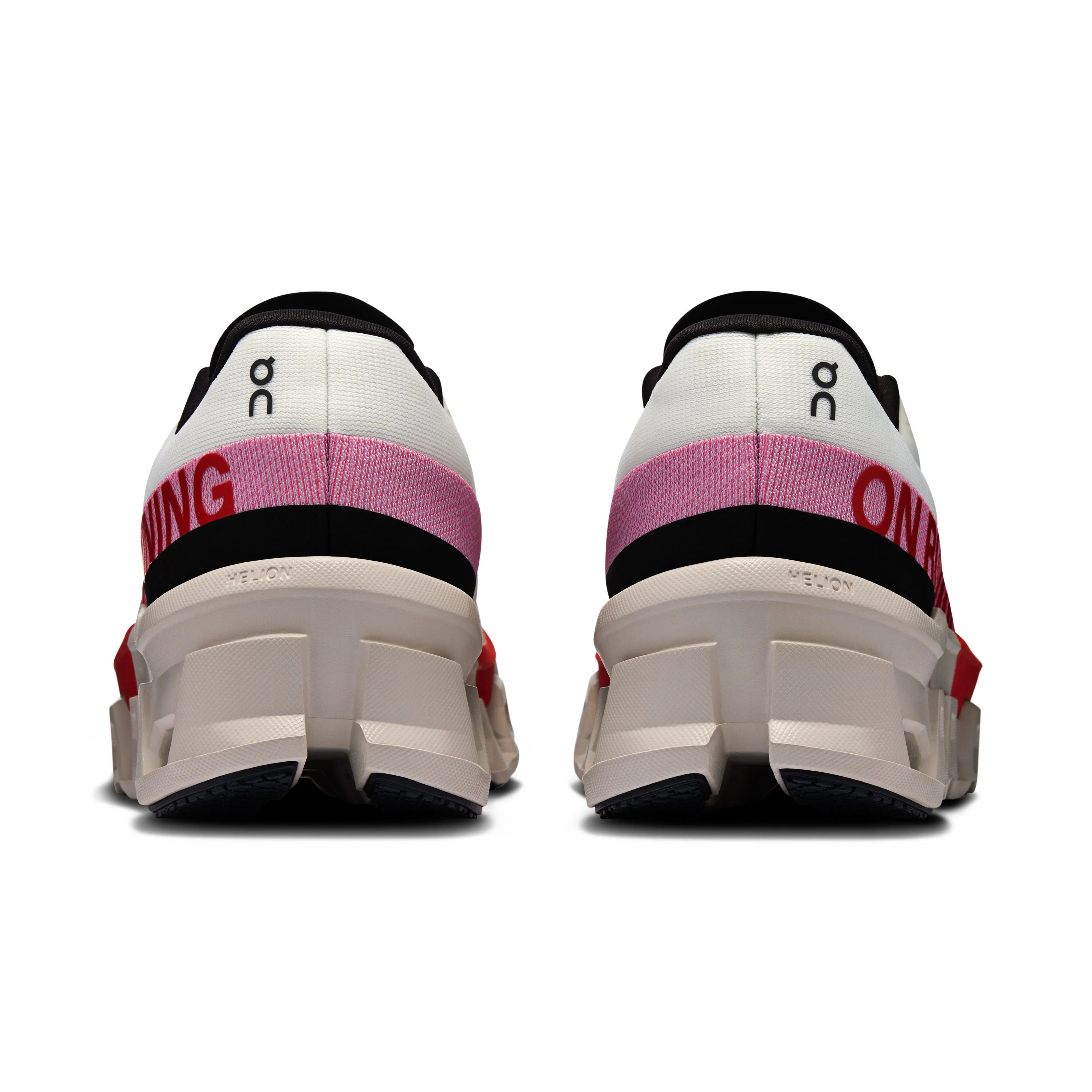 Women's On Cloudmonster 2 Running Shoe in Ivory | Red