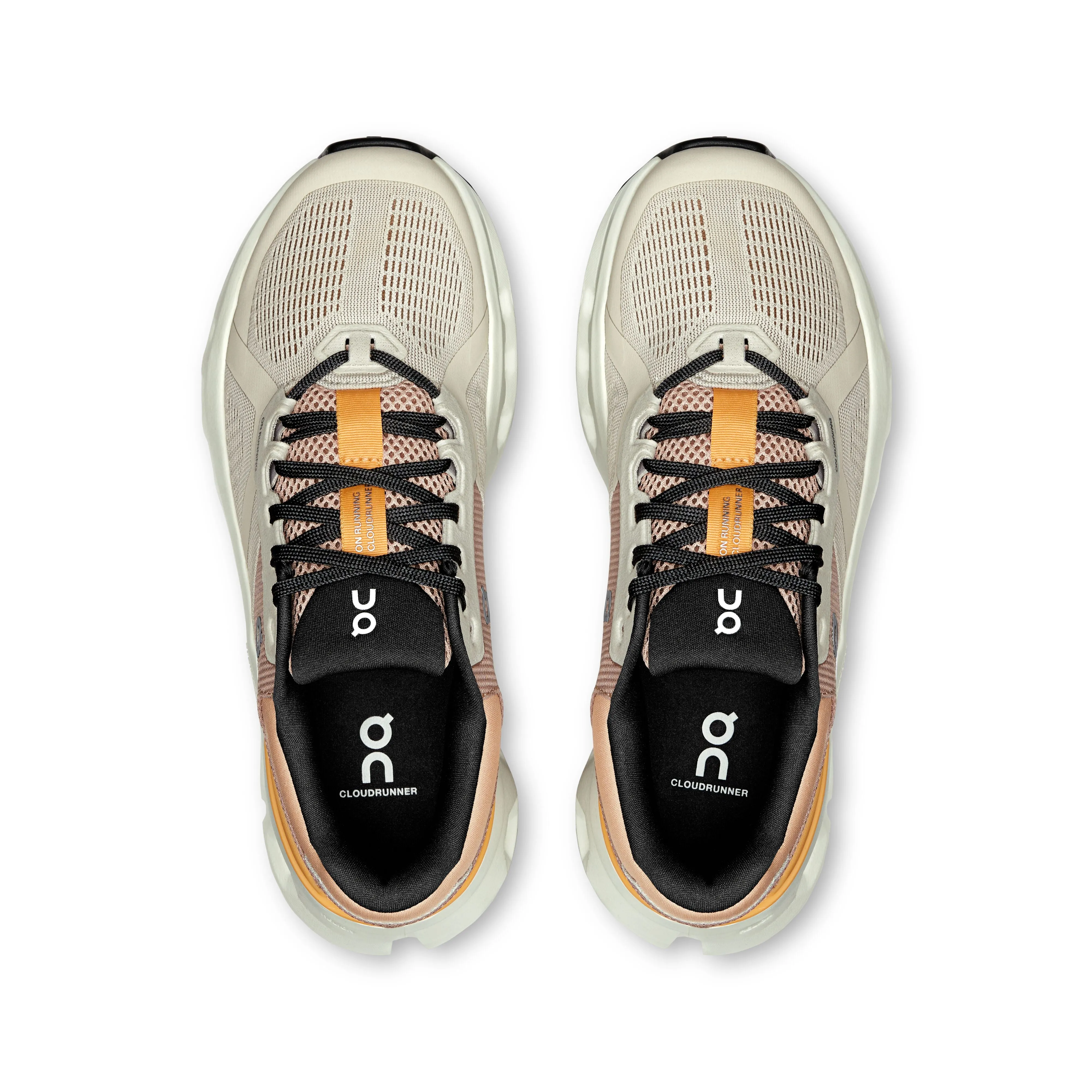 Women's On Cloudrunner 2 Running Shoe in Pearl | Tangerine