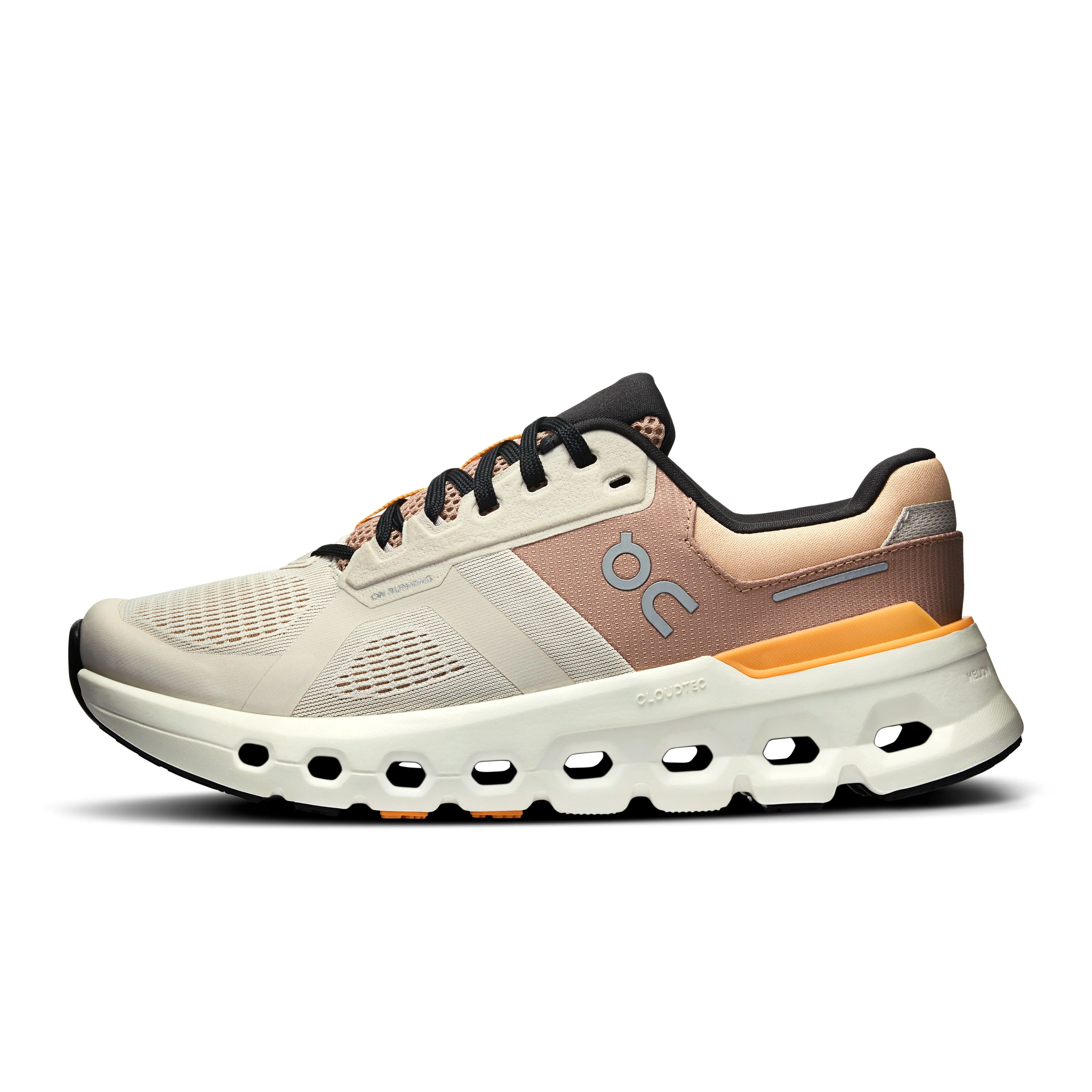 Women's On Cloudrunner 2 Running Shoe in Pearl | Tangerine