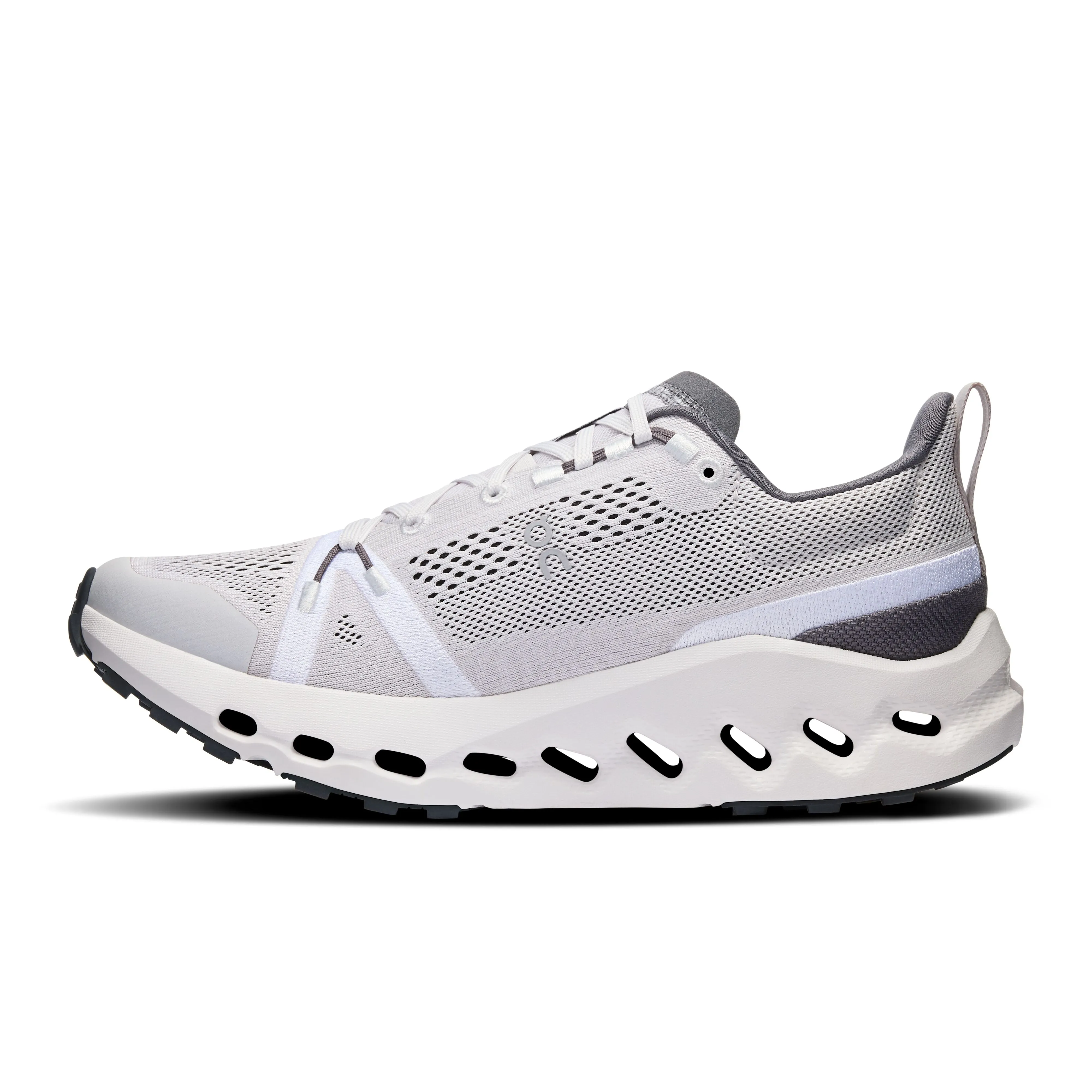 Women's On Cloudsurfer Trail Running Shoe in Frost | White