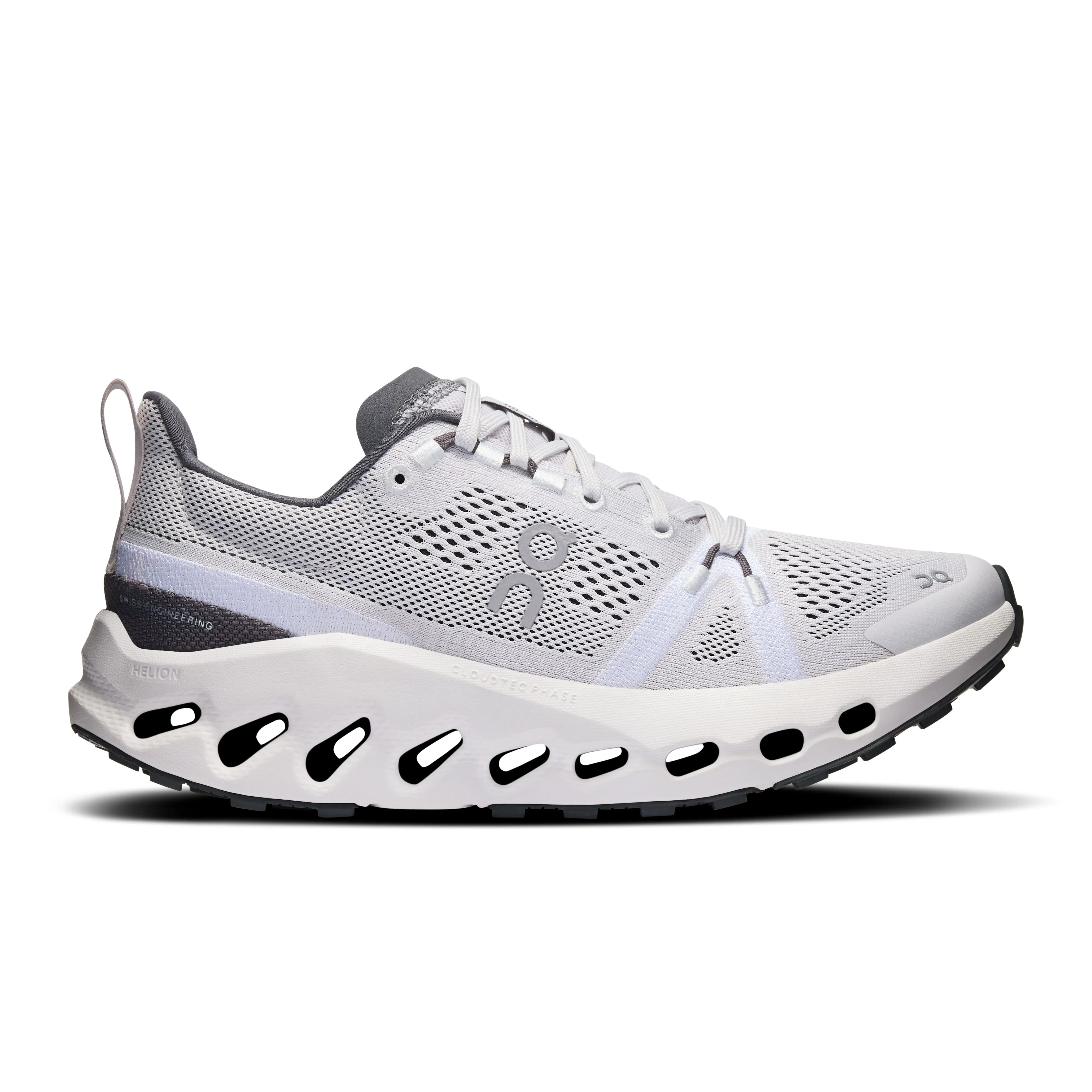 Women's On Cloudsurfer Trail Running Shoe in Frost | White