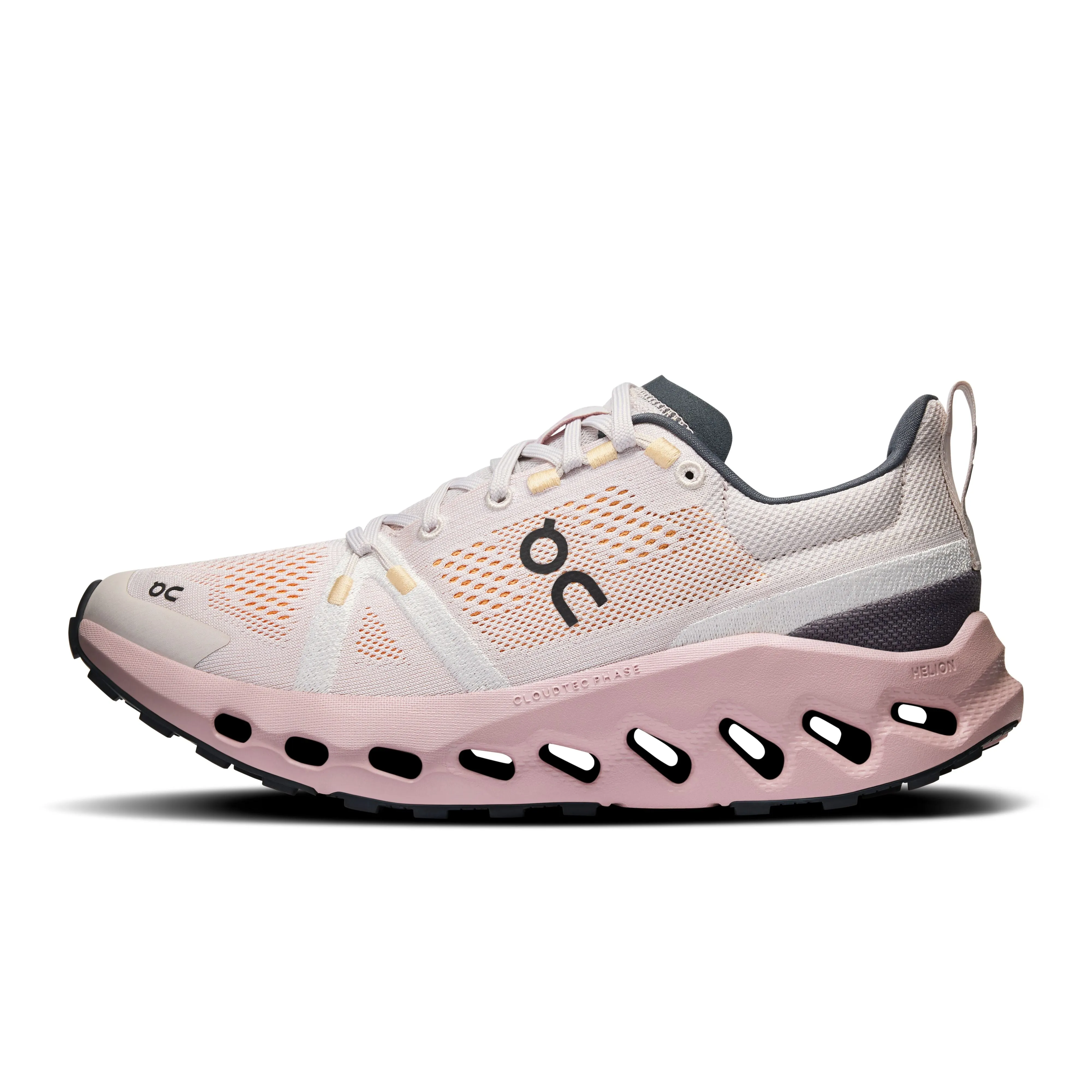 Women's On Cloudsurfer Trail Running Shoe in Silver | Mauve
