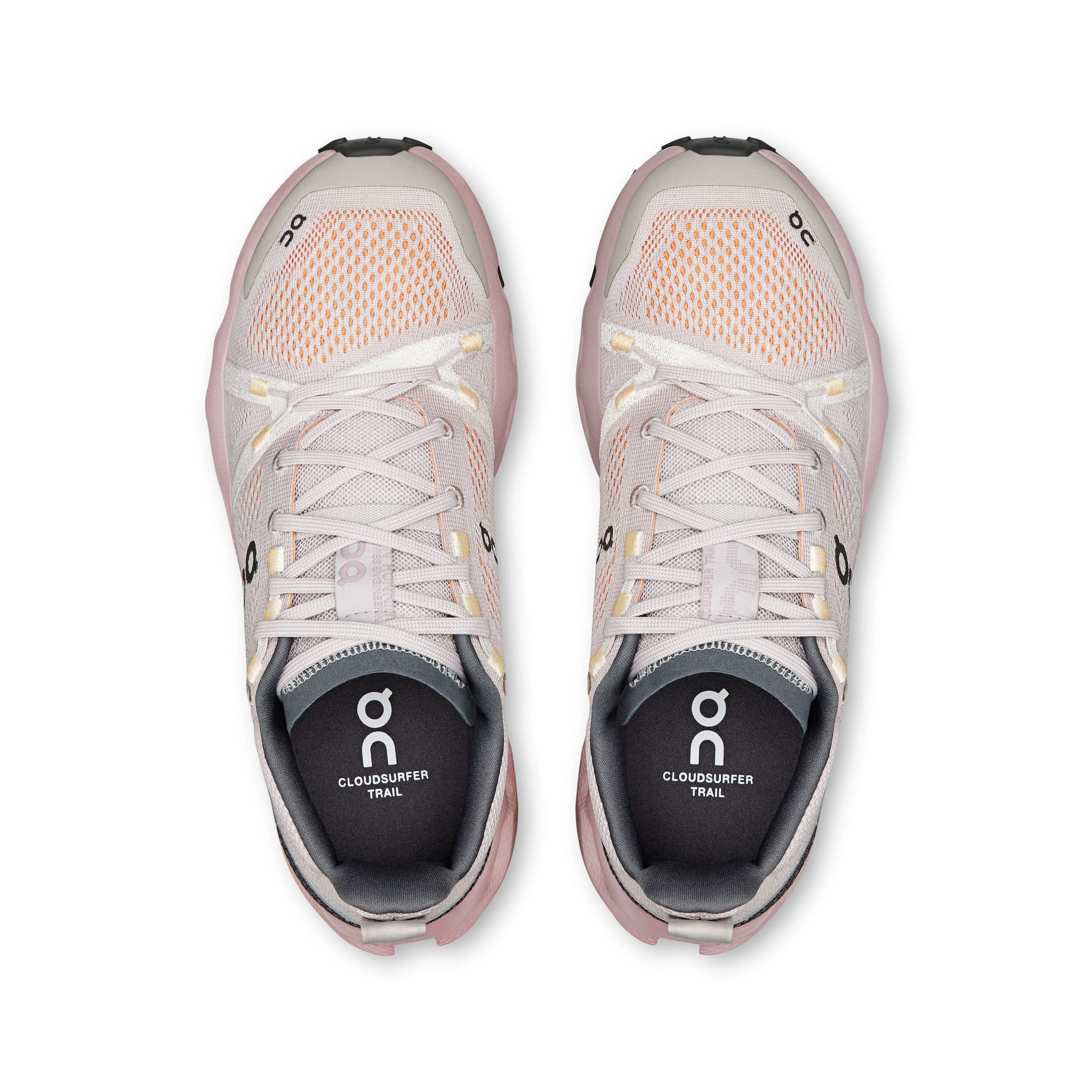 Women's On Cloudsurfer Trail Running Shoe in Silver | Mauve