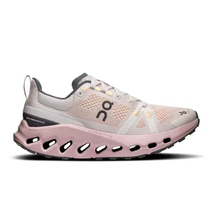Women's On Cloudsurfer Trail Running Shoe in Silver | Mauve